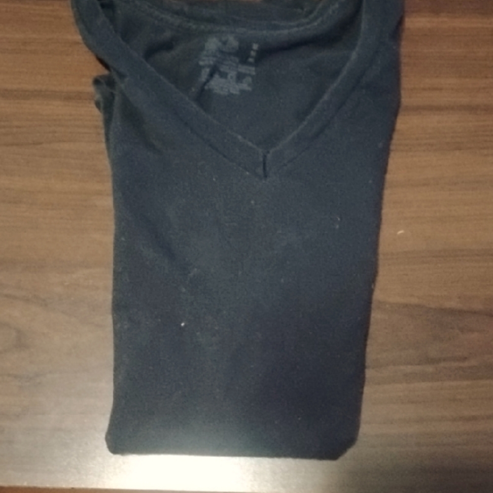Black V-Neck T-Shirt